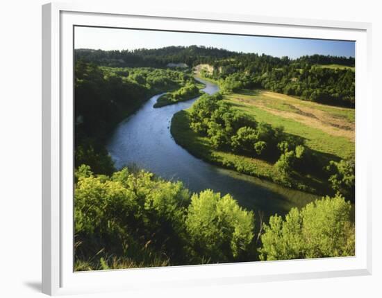 The Niobrara River Near Valentine, Nebraska, USA-Chuck Haney-Framed Photographic Print