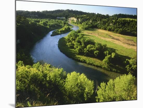 The Niobrara River Near Valentine, Nebraska, USA-Chuck Haney-Mounted Photographic Print