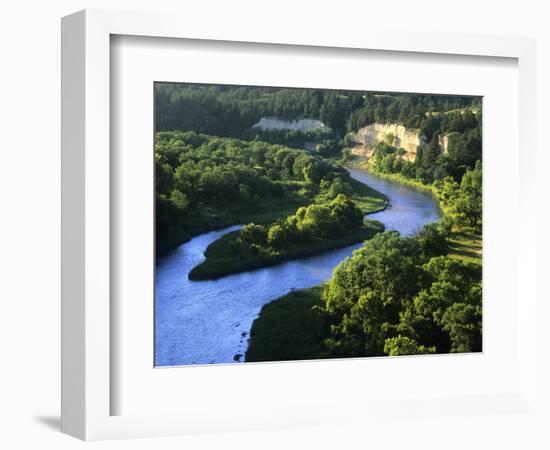 The Niobrara River Near Valentine, Nebraska, USA-Chuck Haney-Framed Photographic Print