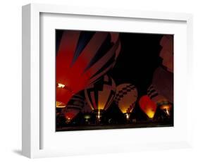 The Nite Glow at the Annual Walla Walla Hot Air Balloon Stampede, Washington, USA-William Sutton-Framed Photographic Print