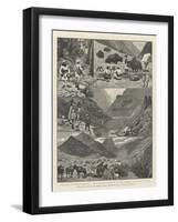 The Niti Field Force on the Thibet Frontier-Amedee Forestier-Framed Giclee Print