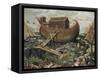 The Noah's Ark on Mount Ararat-Simon de Myle-Framed Stretched Canvas