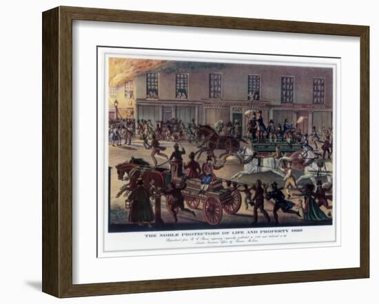 The Noble Protectors of Life and Property, 1820-R Reeves-Framed Giclee Print