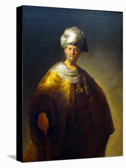The Noble Slav, Man in an Oriental Costume-Rembrandt van Rijn-Stretched Canvas