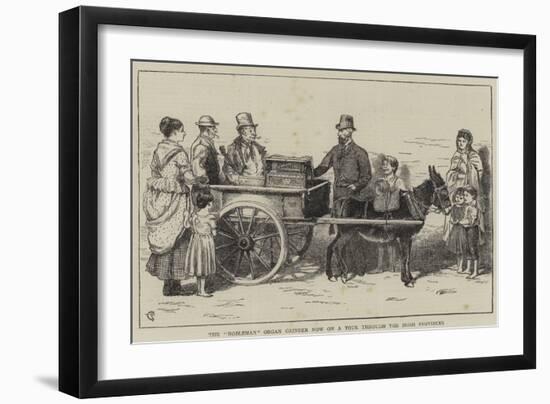 The Nobleman Organ Grinder Now on a Tour Through the Irish Provinces-Alfred Chantrey Corbould-Framed Giclee Print