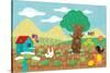 The Noisy Garden - Humpty Dumpty-Sheree Boyd-Stretched Canvas