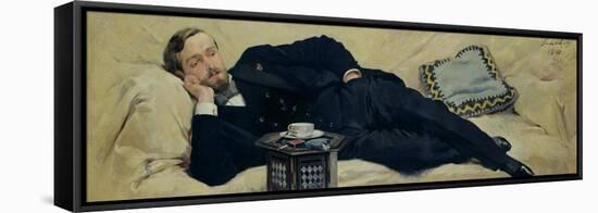 The Nonchalant Dandy, 1901-Edward Loevy-Framed Stretched Canvas