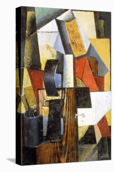 The Nonstop Station. Kuntsevo, 1913-Kazimir Malevich-Stretched Canvas