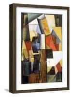 The Nonstop Station. Kuntsevo, 1913-Kazimir Malevich-Framed Giclee Print