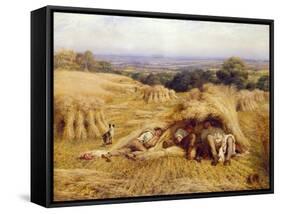 The Noonday Rest, 1862-John Linnell-Framed Stretched Canvas