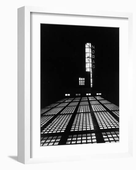 The NORAG (Nordeutscher Rundfunk or NDR) Building in Hamburg, Rothenbaumcha-German photographer-Framed Photographic Print