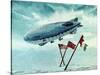 The Norge Airship-English School-Stretched Canvas