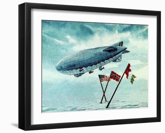 The Norge Airship-English School-Framed Giclee Print