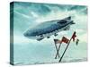 The Norge Airship-English School-Stretched Canvas