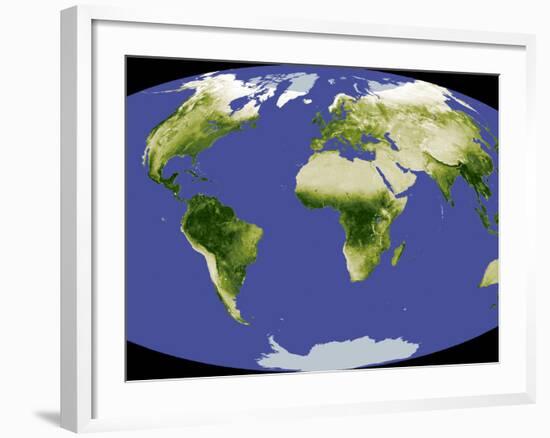 The Normalized Difference Vegetation Index-Stocktrek Images-Framed Photographic Print