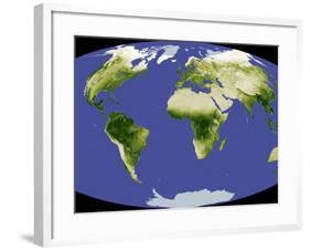 The Normalized Difference Vegetation Index-Stocktrek Images-Framed Photographic Print