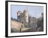 The Norman Gate and Deputy Governor's House (Gouache over Graphite on Paper)-Paul Sandby-Framed Giclee Print