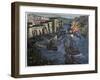 The Normans, led by Rollo, besieged Paris in 885-French School-Framed Giclee Print