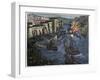 The Normans, led by Rollo, besieged Paris in 885-French School-Framed Giclee Print