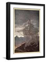 The norns vanish, illustration from 'Siegfried and the Twilight of the Gods', 1924-Arthur Rackham-Framed Giclee Print