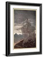 The norns vanish, illustration from 'Siegfried and the Twilight of the Gods', 1924-Arthur Rackham-Framed Giclee Print