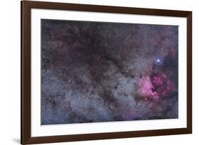 The North America Nebula and Dark Nebulae in Cygnus-null-Framed Photographic Print