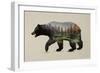 The North American Black Bear-Davies Babies-Framed Art Print