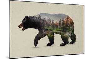 The North American Black Bear-Davies Babies-Mounted Art Print