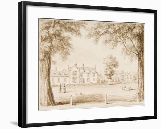 The North Canonry and the Wardrobe, Illustration from 'Hall's Picturesque Memorials of…-null-Framed Giclee Print