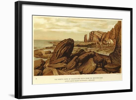 The North Cape of Heligoland Seen from the Western Side-null-Framed Giclee Print