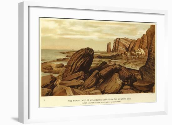 The North Cape of Heligoland Seen from the Western Side-null-Framed Giclee Print