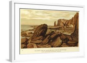 The North Cape of Heligoland Seen from the Western Side-null-Framed Giclee Print