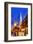 The North Church and Congress Street in Portsmouth, New Hampshire-Jerry & Marcy Monkman-Framed Photographic Print