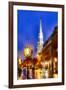 The North Church and Congress Street in Portsmouth, New Hampshire-Jerry & Marcy Monkman-Framed Photographic Print