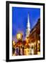 The North Church and Congress Street in Portsmouth, New Hampshire-Jerry & Marcy Monkman-Framed Photographic Print