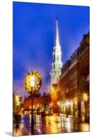 The North Church and Congress Street in Portsmouth, New Hampshire-Jerry & Marcy Monkman-Mounted Premium Photographic Print