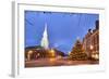 The North Church and Market Square, Portsmouth, New Hampshire-Jerry & Marcy Monkman-Framed Photographic Print