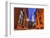 The North Church as Seen from Market Square, Portsmouth, New Hampshire-Jerry & Marcy Monkman-Framed Photographic Print