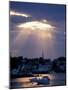 The North Church Rises Above Portsmouth, Piscataqua River, New Hampshire, USA-Jerry & Marcy Monkman-Mounted Photographic Print