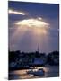 The North Church Rises Above Portsmouth, Piscataqua River, New Hampshire, USA-Jerry & Marcy Monkman-Mounted Photographic Print