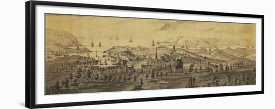 The North East Prospect of Plymouth, in the County of Devon-Samuel and Nathaniel Buck-Framed Premium Giclee Print