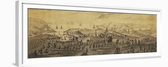 The North East Prospect of Plymouth, in the County of Devon-Samuel and Nathaniel Buck-Framed Premium Giclee Print