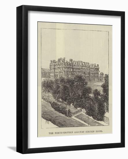 The North-Eastern Railway Station Hotel-null-Framed Giclee Print