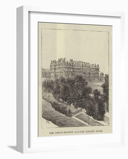 The North-Eastern Railway Station Hotel-null-Framed Giclee Print