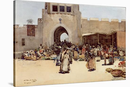 The North Gate, Baghdad-Arthur Melville-Stretched Canvas