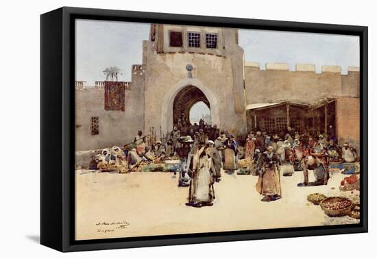 The North Gate, Baghdad-Arthur Melville-Framed Stretched Canvas