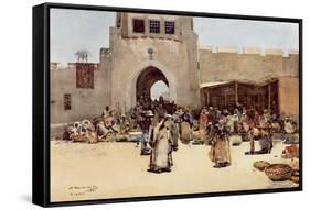 The North Gate, Baghdad-Arthur Melville-Framed Stretched Canvas