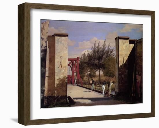 The North Gate of the Citadel, 1834 (Oil on Canvas)-Christen Schjellerup Kobke-Framed Giclee Print