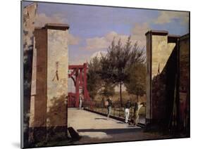 The North Gate of the Citadel, 1834 (Oil on Canvas)-Christen Schjellerup Kobke-Mounted Giclee Print