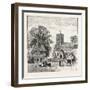 The North of London, Church End, Finchley, 1876, UK-null-Framed Giclee Print